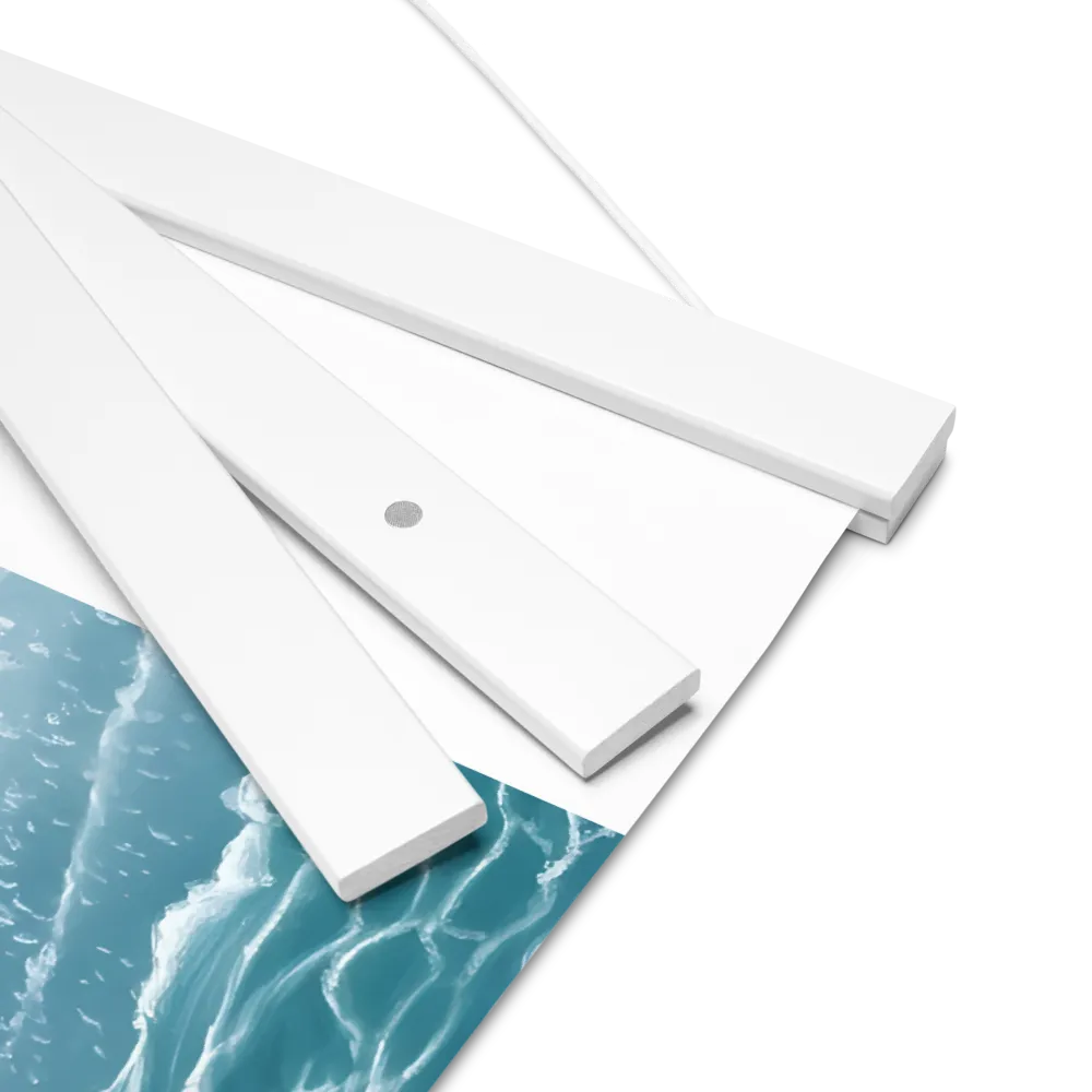 Serenity by the Shore | Poster With White Wood Hanger | 16″×20″
