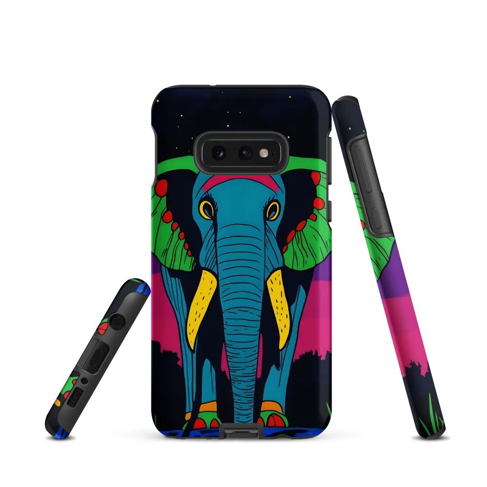 Whimsical Majesty: The Vibrant Elephant