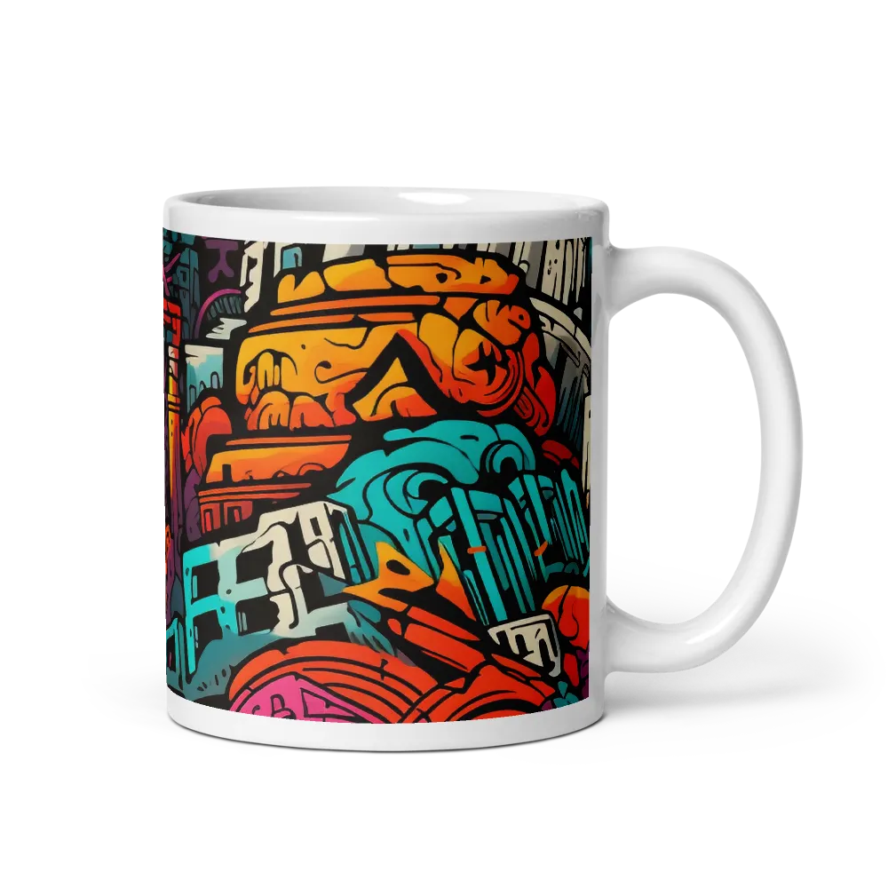 Vibrant Urban Surrealism | Mug with White inside | 11 oz