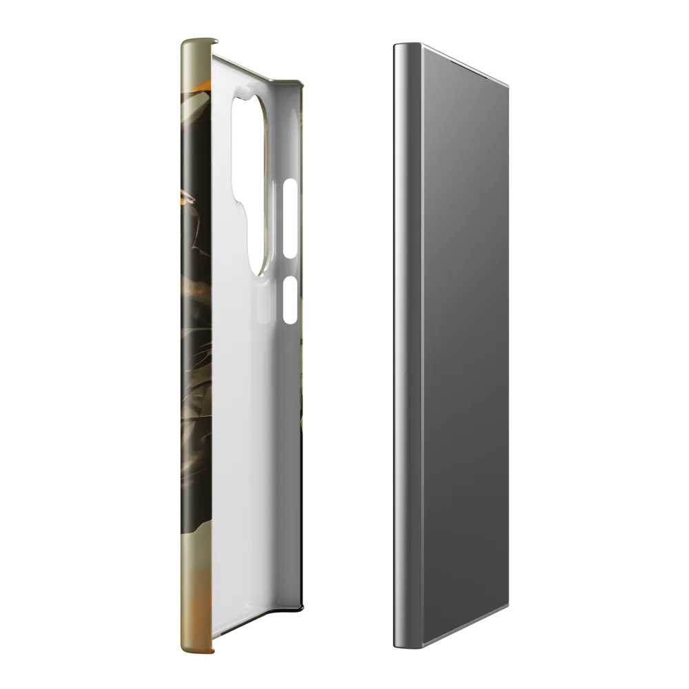 Ethereal Explorer: The Enigmatic Astronaut | Phone Case |  S24 Ultra | Snap Case | Glossy