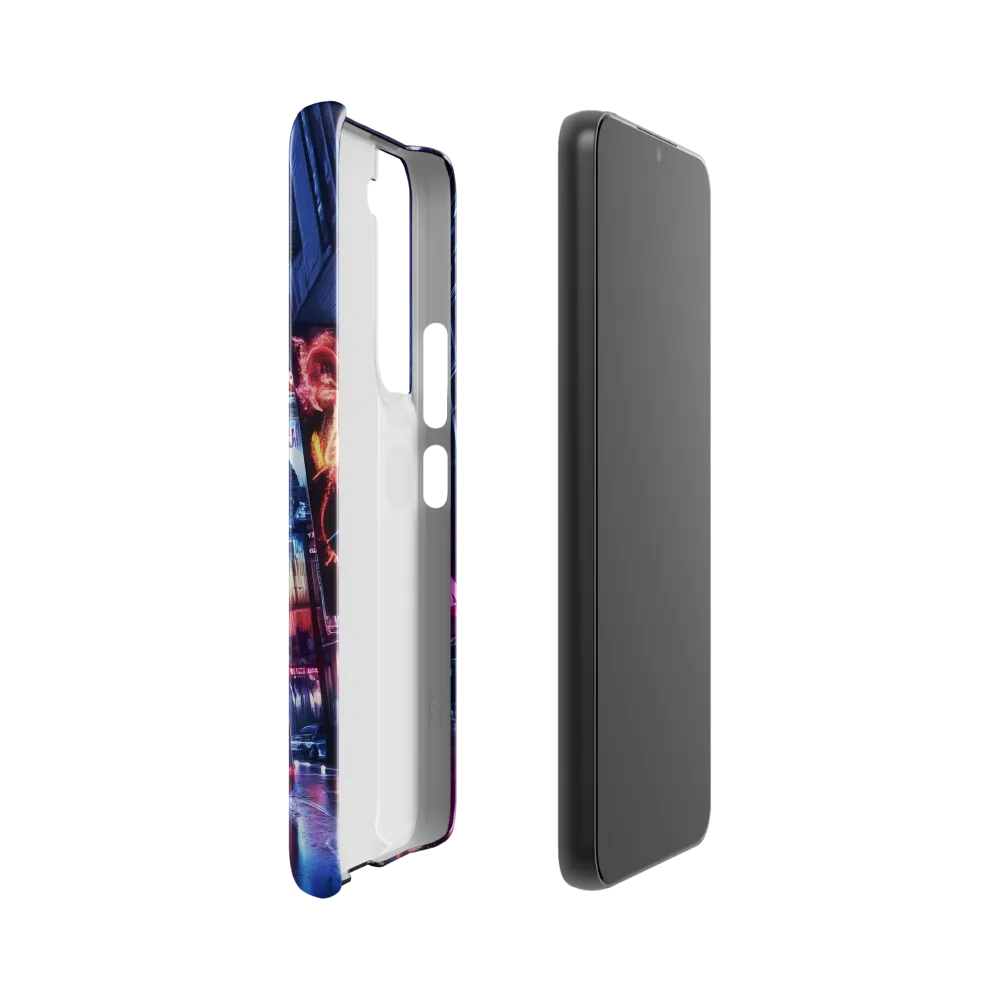 City of Neon Dreams | Phone Case |  S22 | Snap Case | Glossy