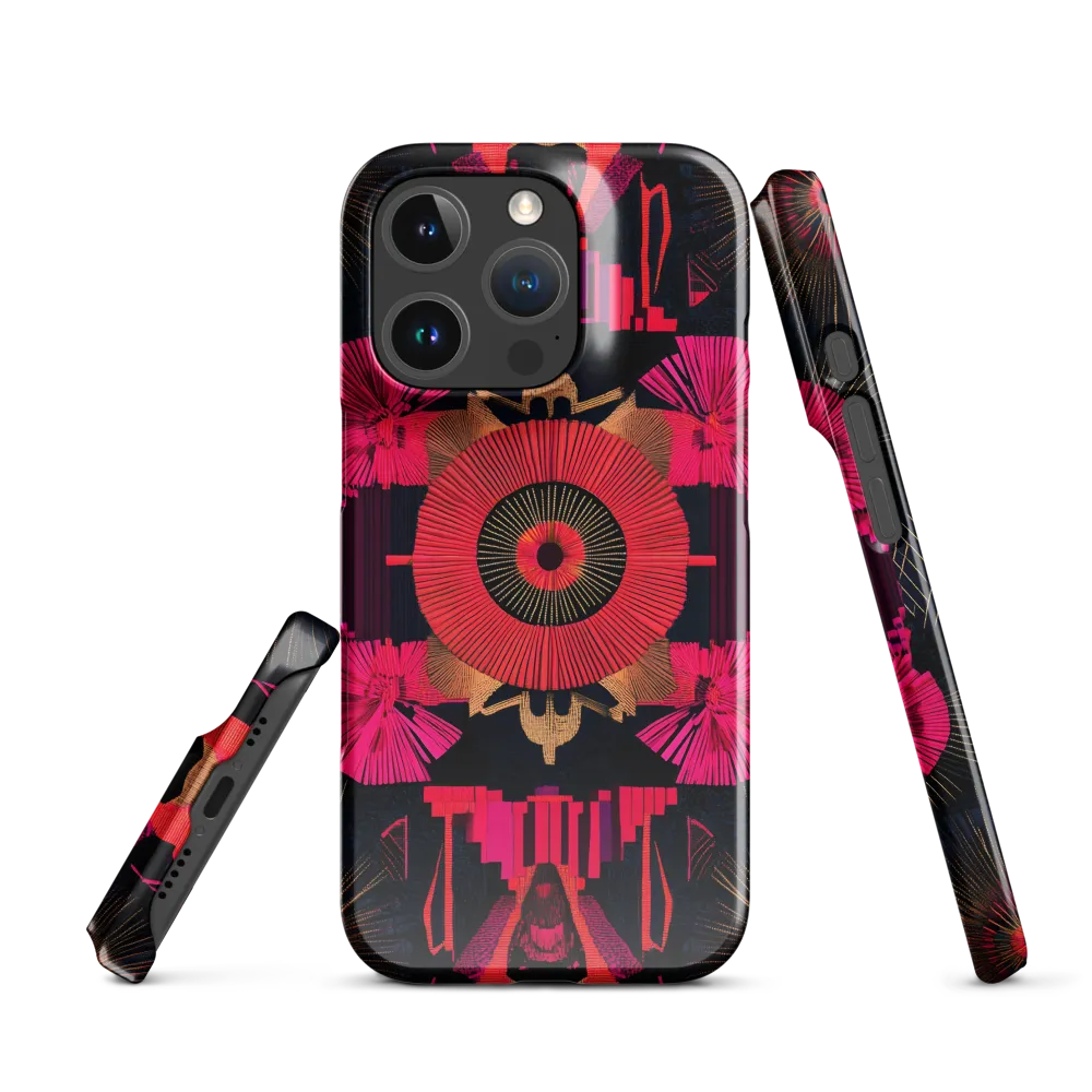 Dynamic Geometric Symphony | Phone Case |  16 Pro | Snap Case | Glossy
