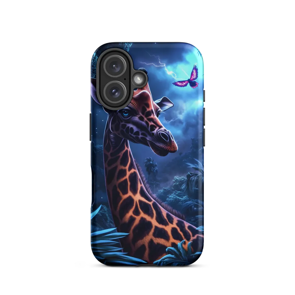 Mystical Giraffe in Twilight Jungle | Phone Case