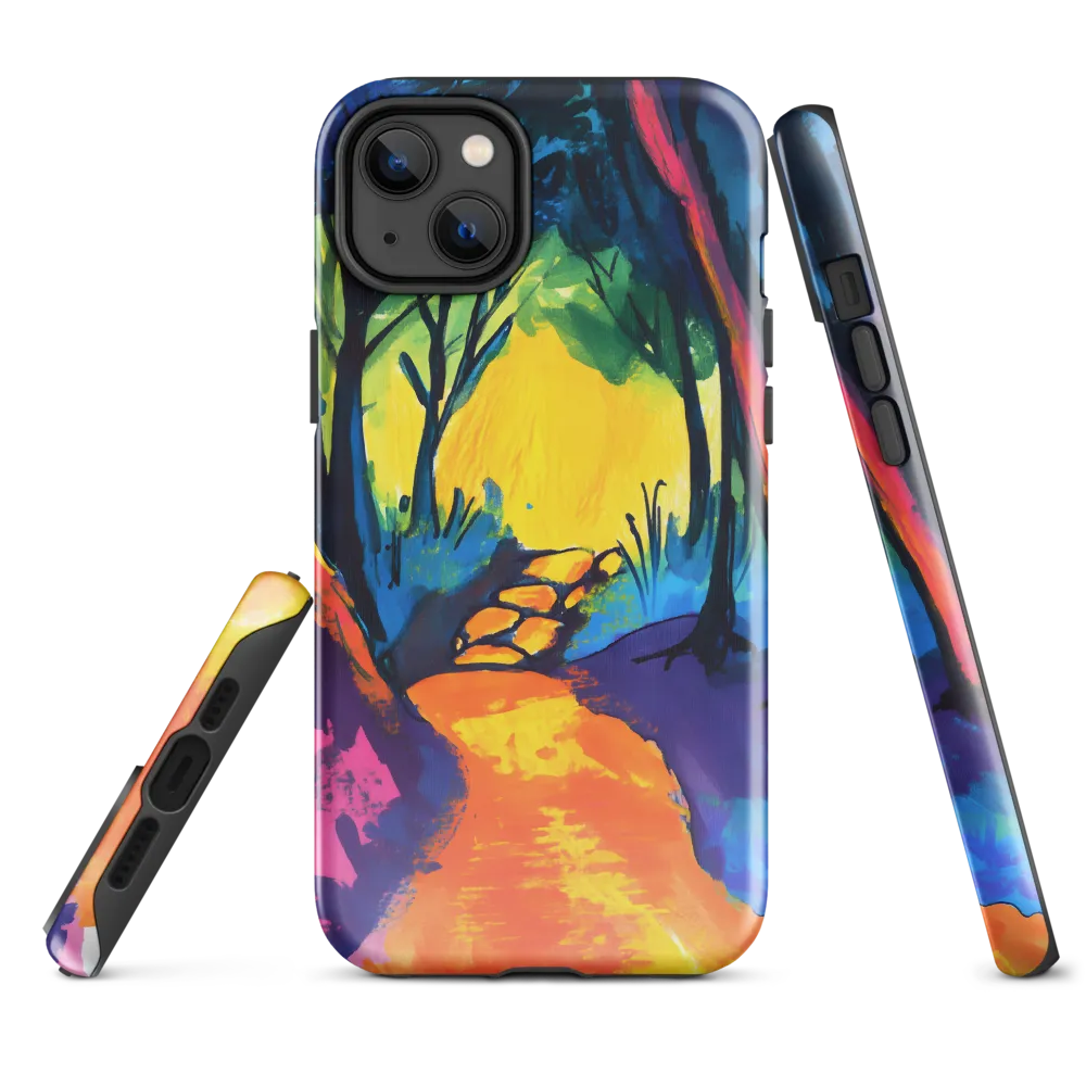 Path Through a Vibrant Forest