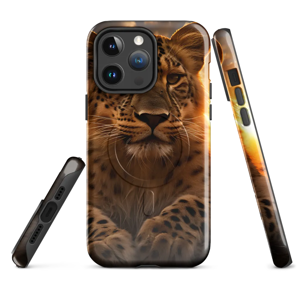 Regal Presence: The Leopard at Sunset