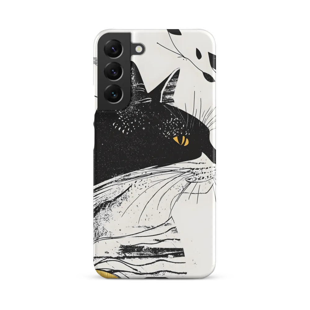 Whiskered Elegance: A Minimalist Cat Profile