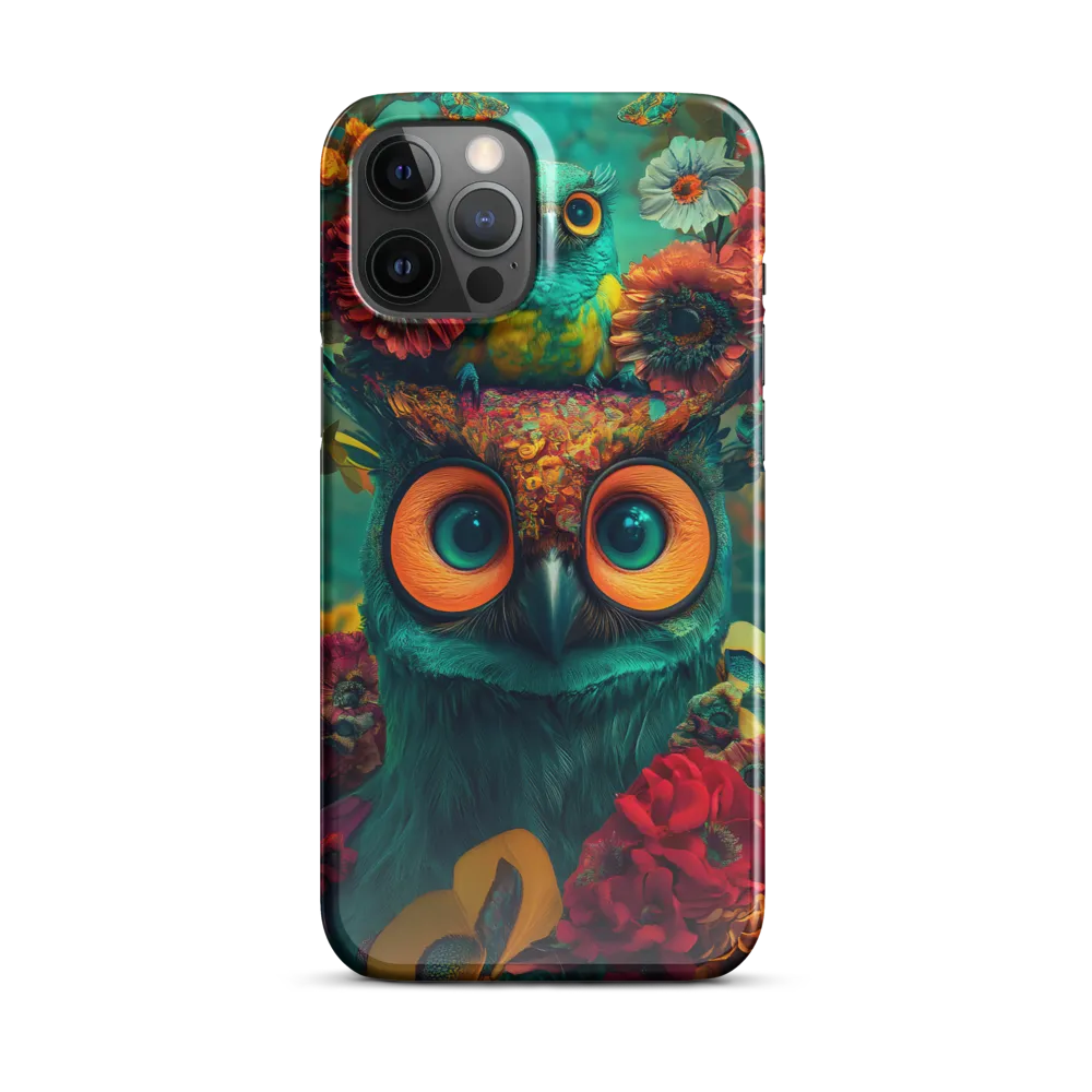 Majestic Harmony: The Floral Owl
