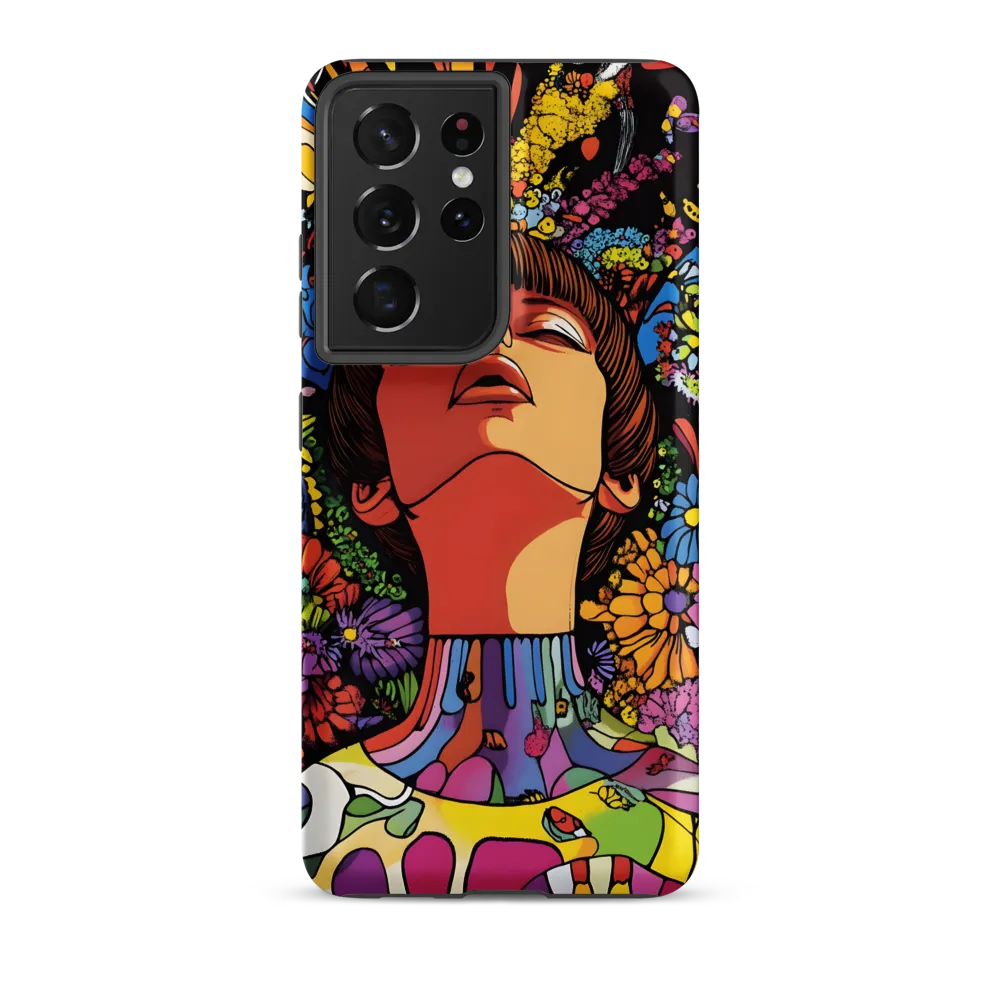 Vibrant Ecstasy: A Psychedelic Portrait