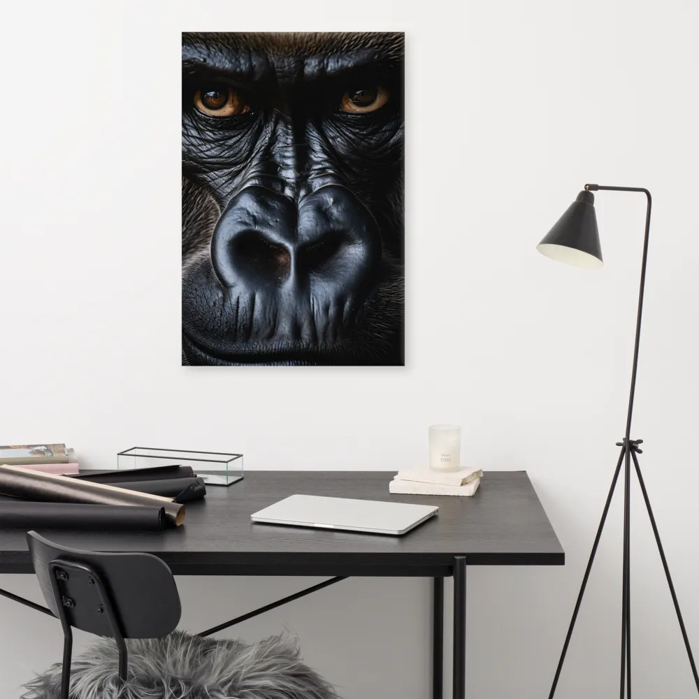 Gaze of the Wild: A Gorilla's Portrait
