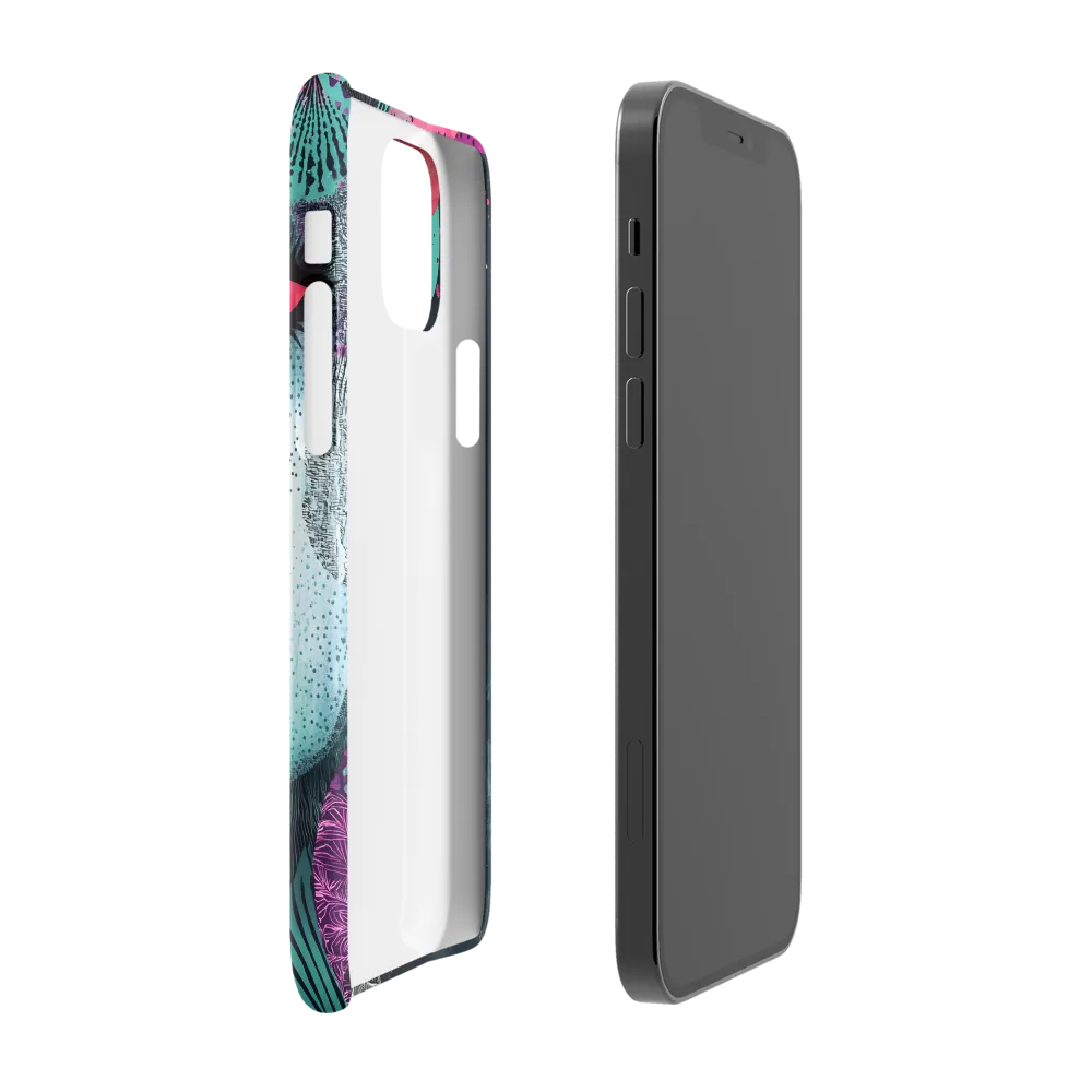 Mystical Beauty in Blue and Pink | Phone Case |  12 | Snap Case | Glossy