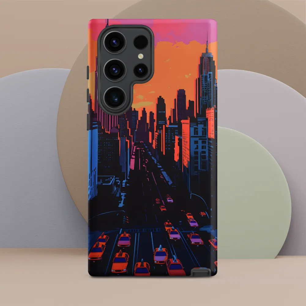 Sunset Over Skyscrapers