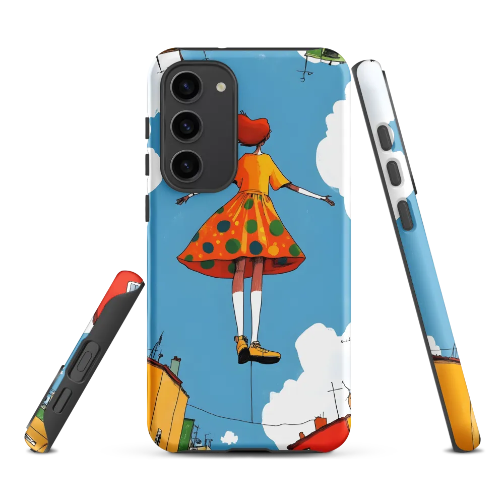 Floating Dreams in a Colorful Sky