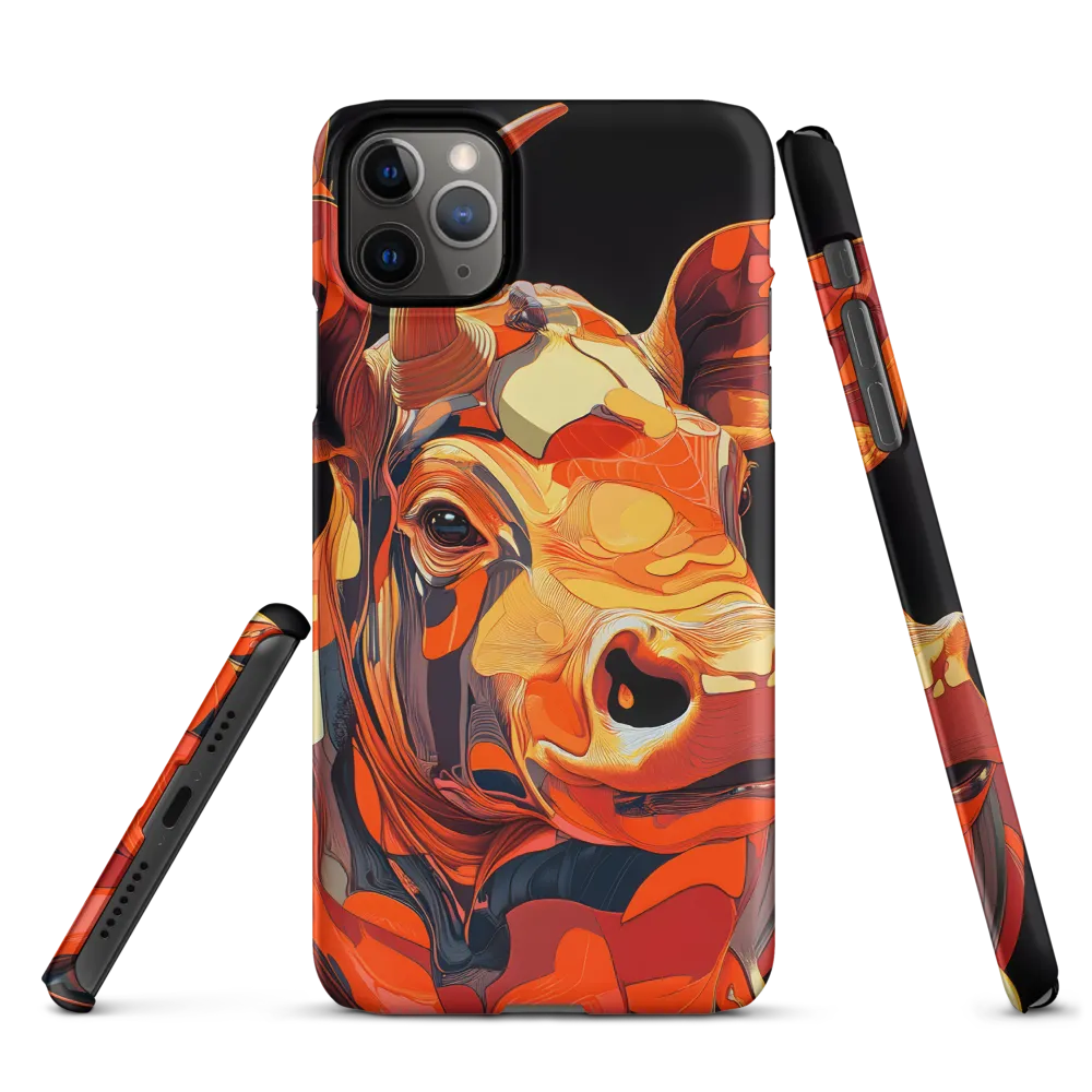 Modern Serenade: The Vibrant Cow