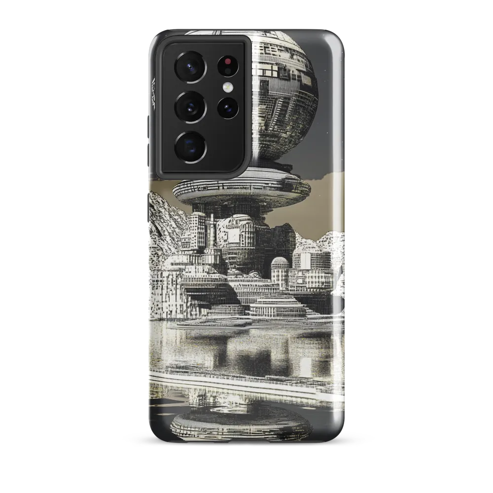 Reflections of a Futuristic Dreamscape | Phone Case |  S21 Ultra | Tough Case | Glossy