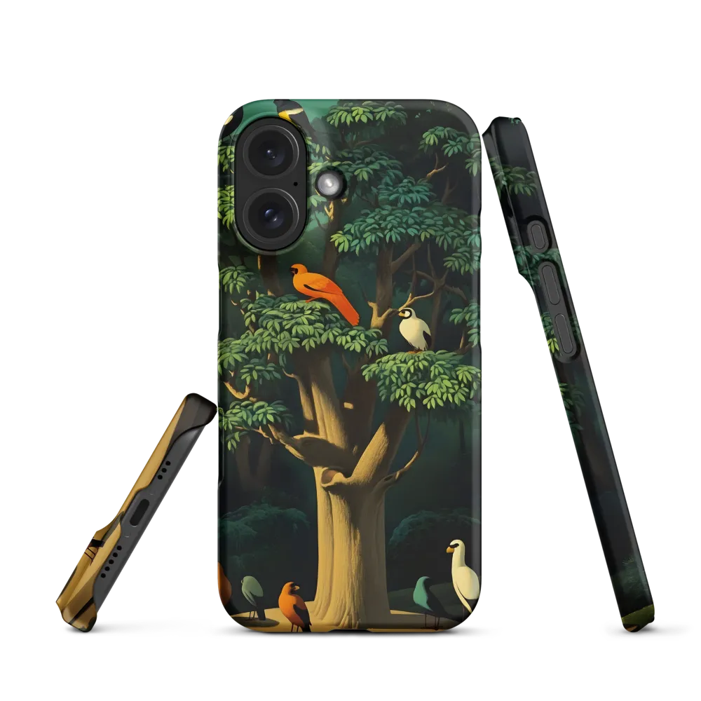 Harmony in Color: A Surreal Bird Symphony