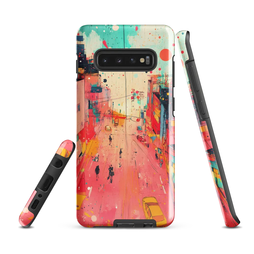 Vibrant City Life | Phone Case |  S10 Plus | Tough Case | Glossy