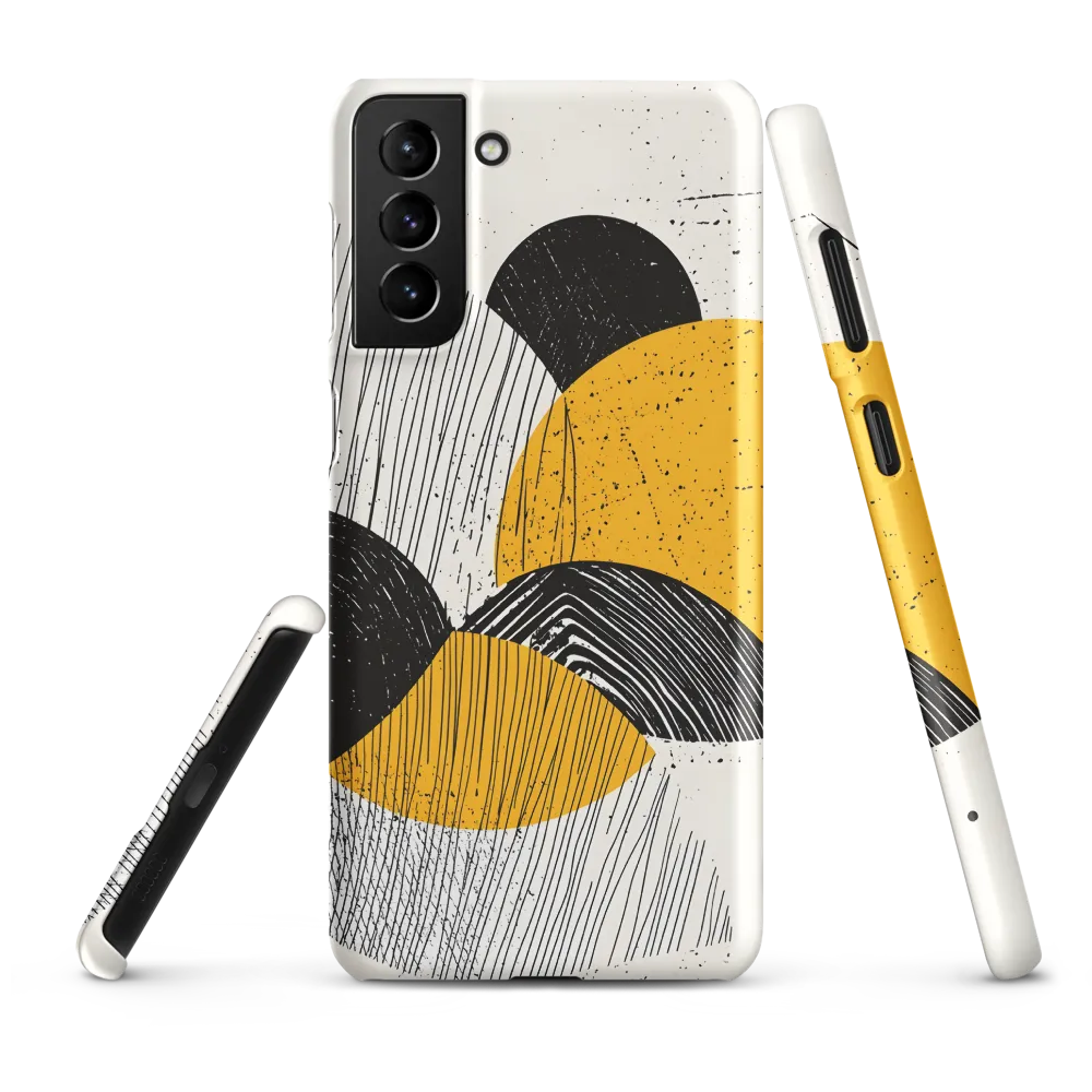 Dynamic Harmony in Black and Yellow