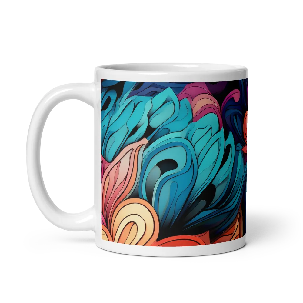 Floral Symphony | Mug with White inside | 11 oz