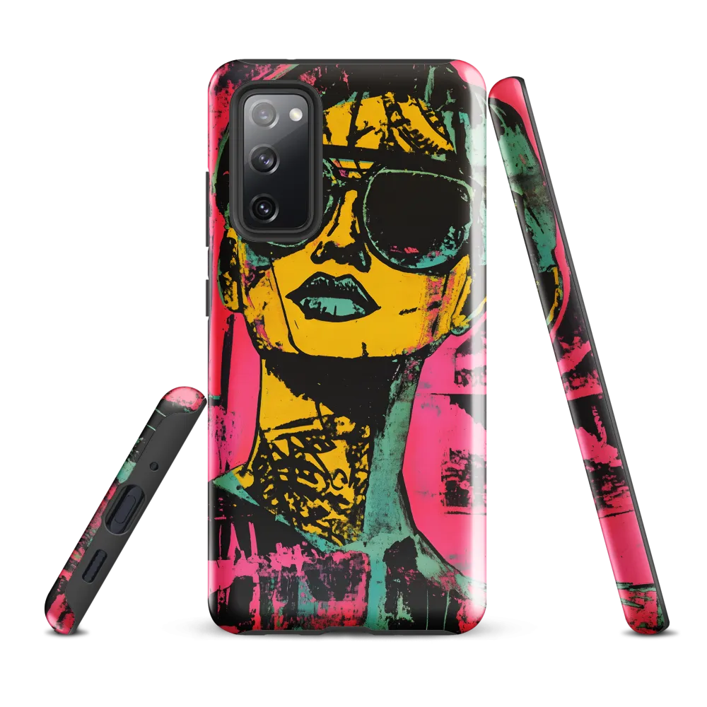 Confident Portrait in Neon Colors