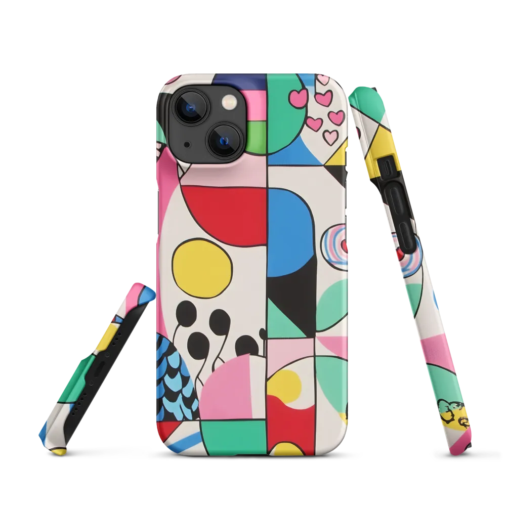 Dynamic Interplay of Shapes | Phone Case |  14 | Snap Case | Matte