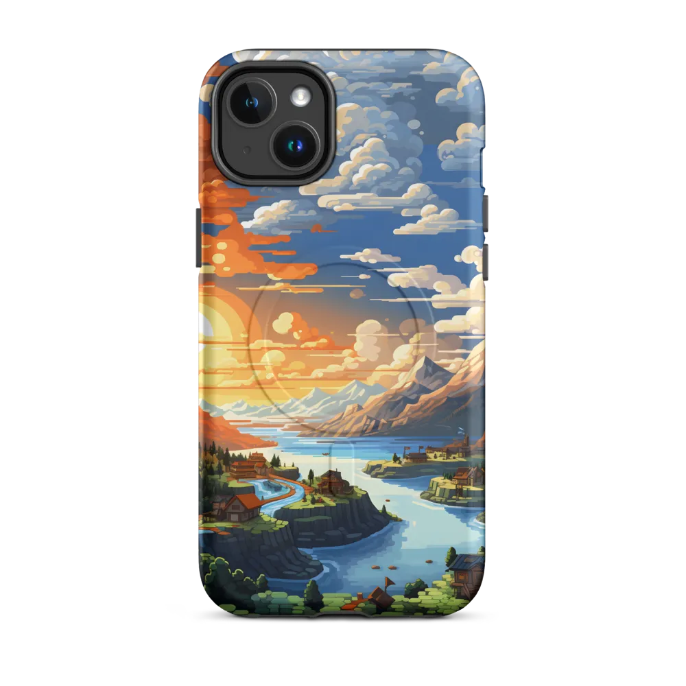 Tranquil Sunset Over Serene Landscape