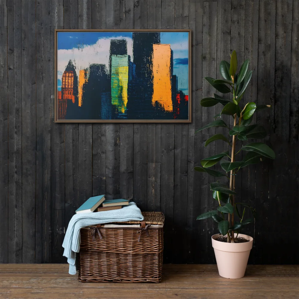 Reflections of Tranquility | Canvas with Brown Frame | 24″×36″