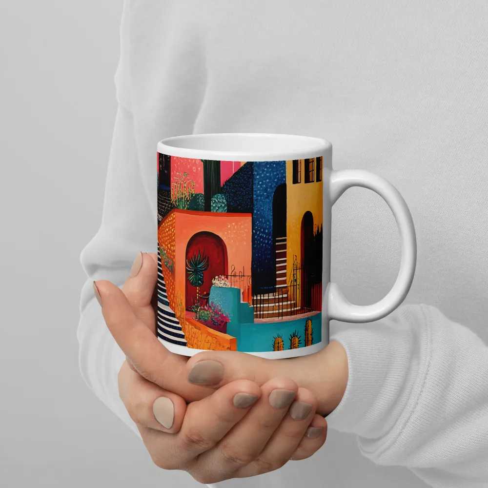 Colorful Architectural Harmony | Mugs | Multiple Sizes & Colors