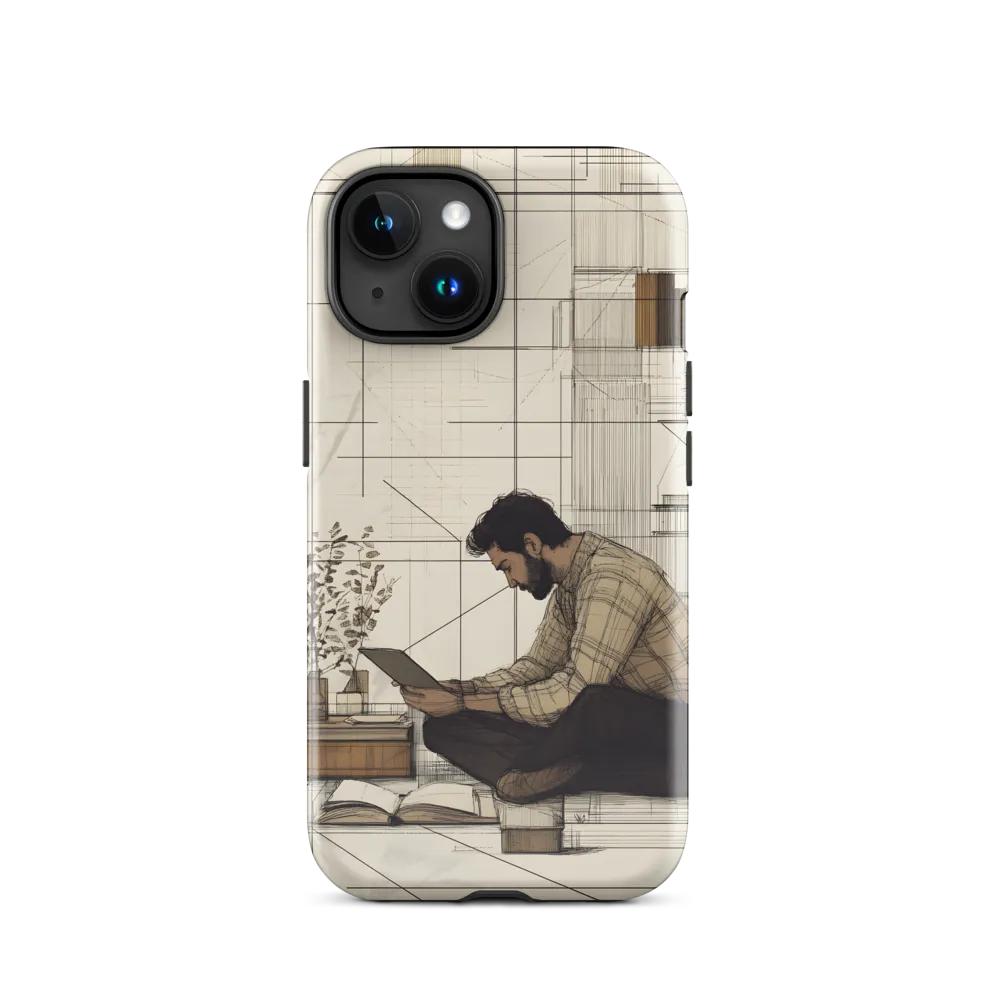 Quiet Reflections in Line | Phone Case |  15 | Tough Case | Glossy