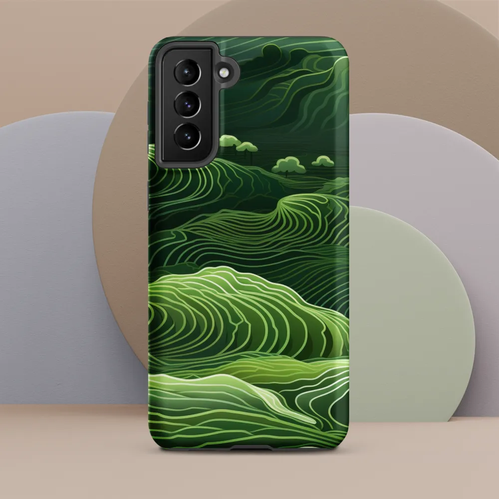 Whispers of Green Hills | Phone Case |  S21 Plus | Tough Case | Matte