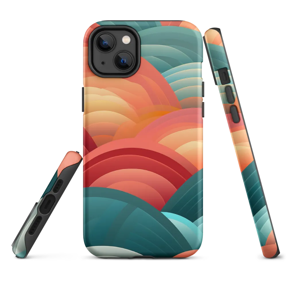 Rhythms of the Waves | Phone Case |  14 Plus | Tough Case | Matte