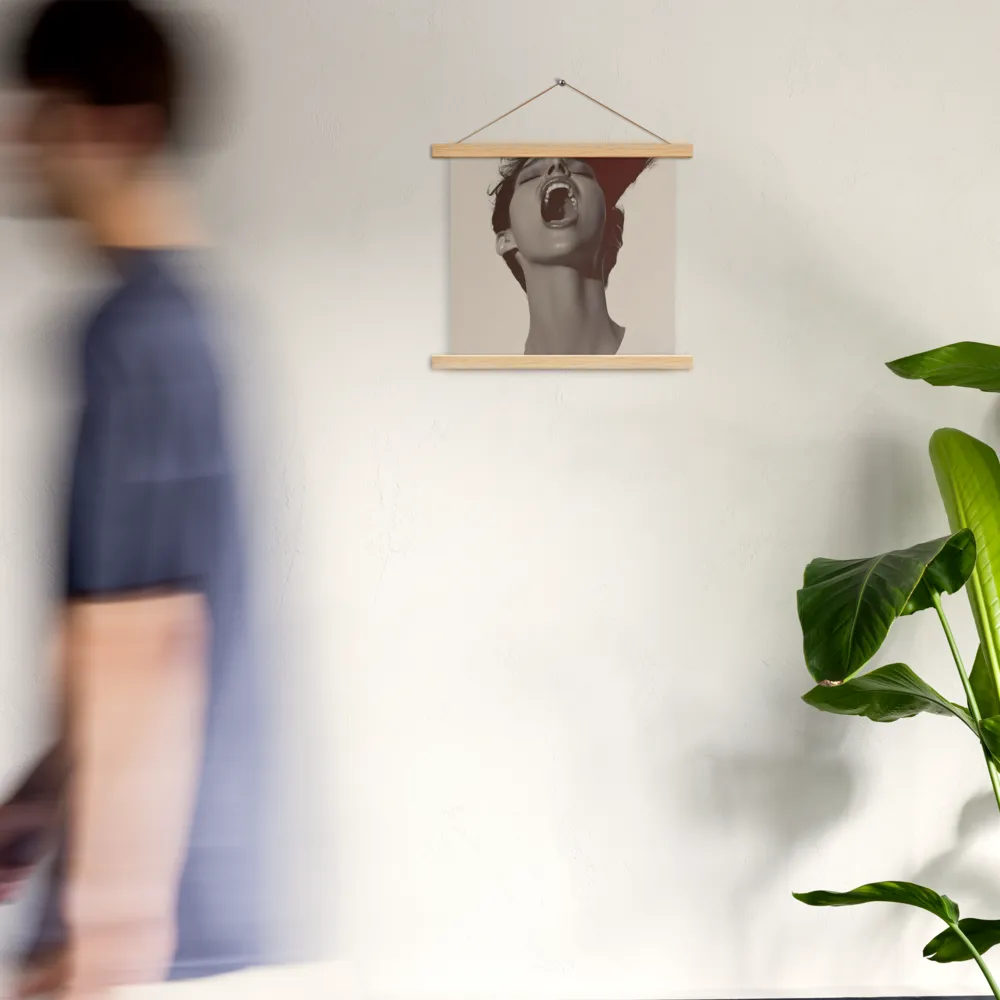 Echoes of Emotion | Poster With Oak Wood Hanger | 14″×14″
