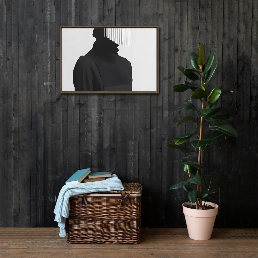 Veil of Mystery | Canvas with Brown Frame | 20″×30″