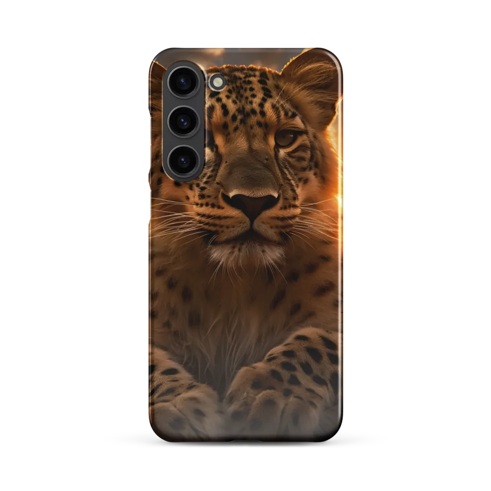 Regal Presence: The Leopard at Sunset