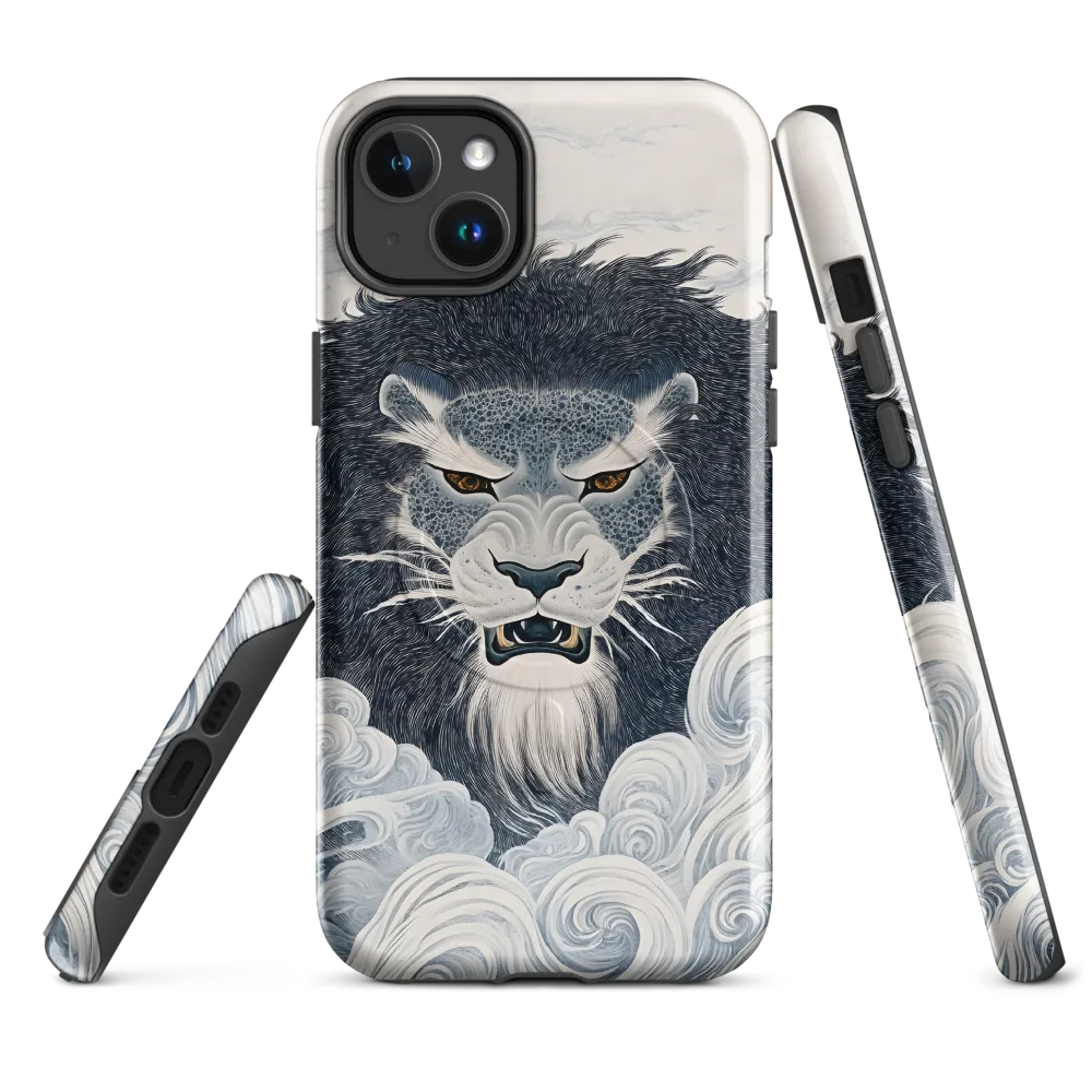 Fierce Majesty in the Storm | Phone Case |  14 Plus | MagSafe® Tough Case | Glossy