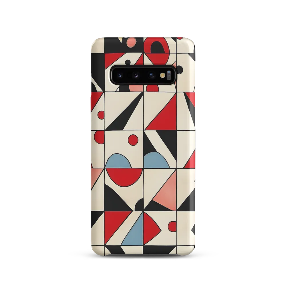 Dynamic Geometric Harmony | Phone Case |  S10 | Snap Case | Matte