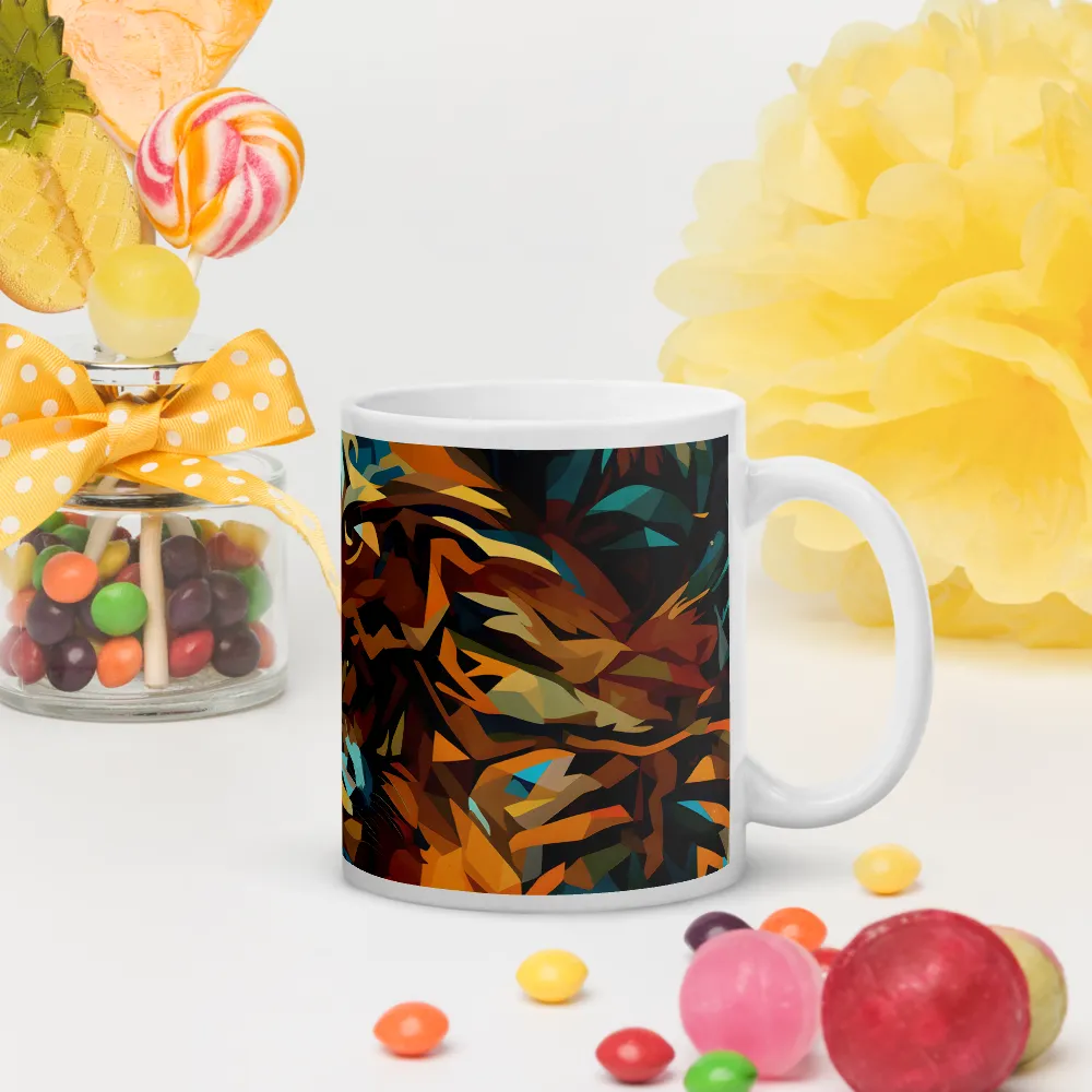 Wild Symphony: Abstract Tigers | Mugs | Multiple Sizes & Colors