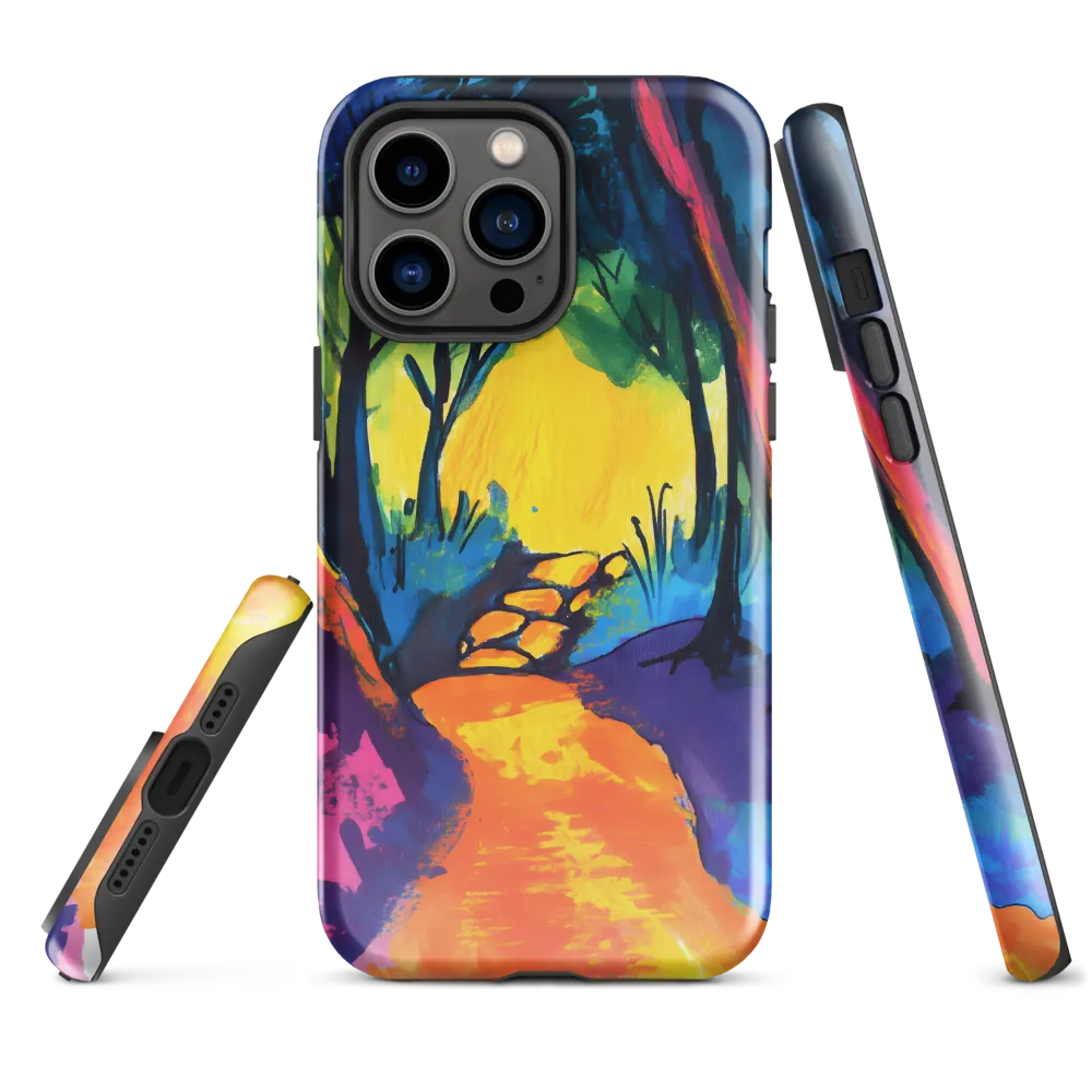 Path Through a Vibrant Forest