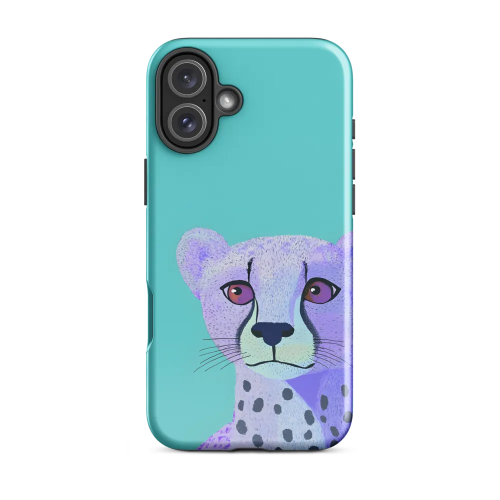 Curious Cheetah | Phone Case |  16 Plus | Tough Case | Glossy