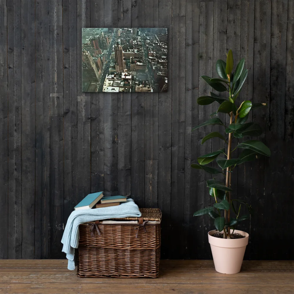 Aerial Symphony of Urban Life | Thin Canvas | 18″×24″
