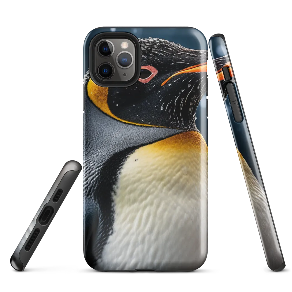 Majesty in the Snow: A Portrait of the Emperor Penguin | Phone Case |  11 Pro Max | Tough Case | Glossy