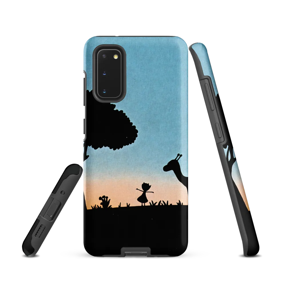 Curiosity in the Silhouette | Phone Case |  S20 | Tough Case | Matte
