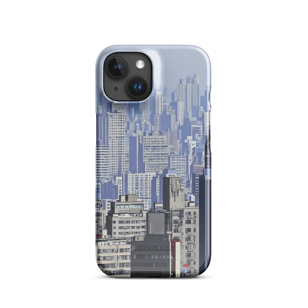 Urban Symphony: A Cityscape in Blues and Grays