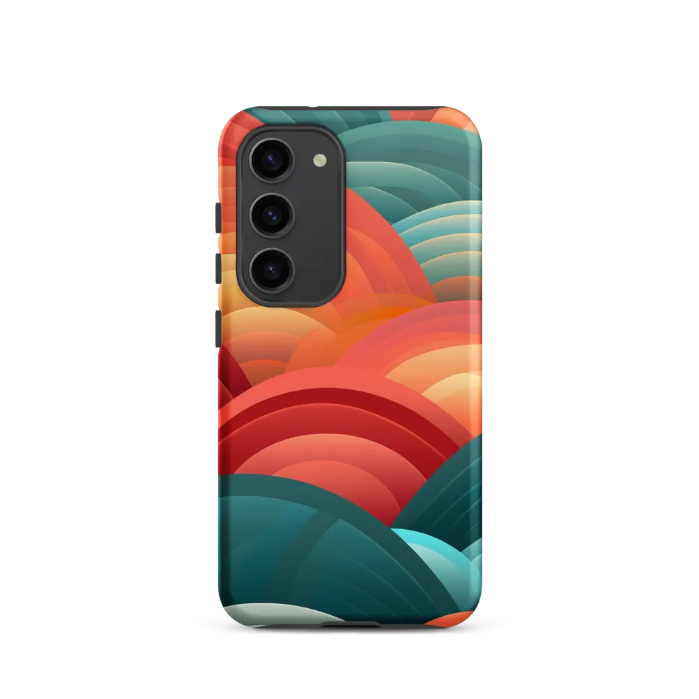 Rhythms of the Waves | Phone Case |  S23 | Tough Case | Matte