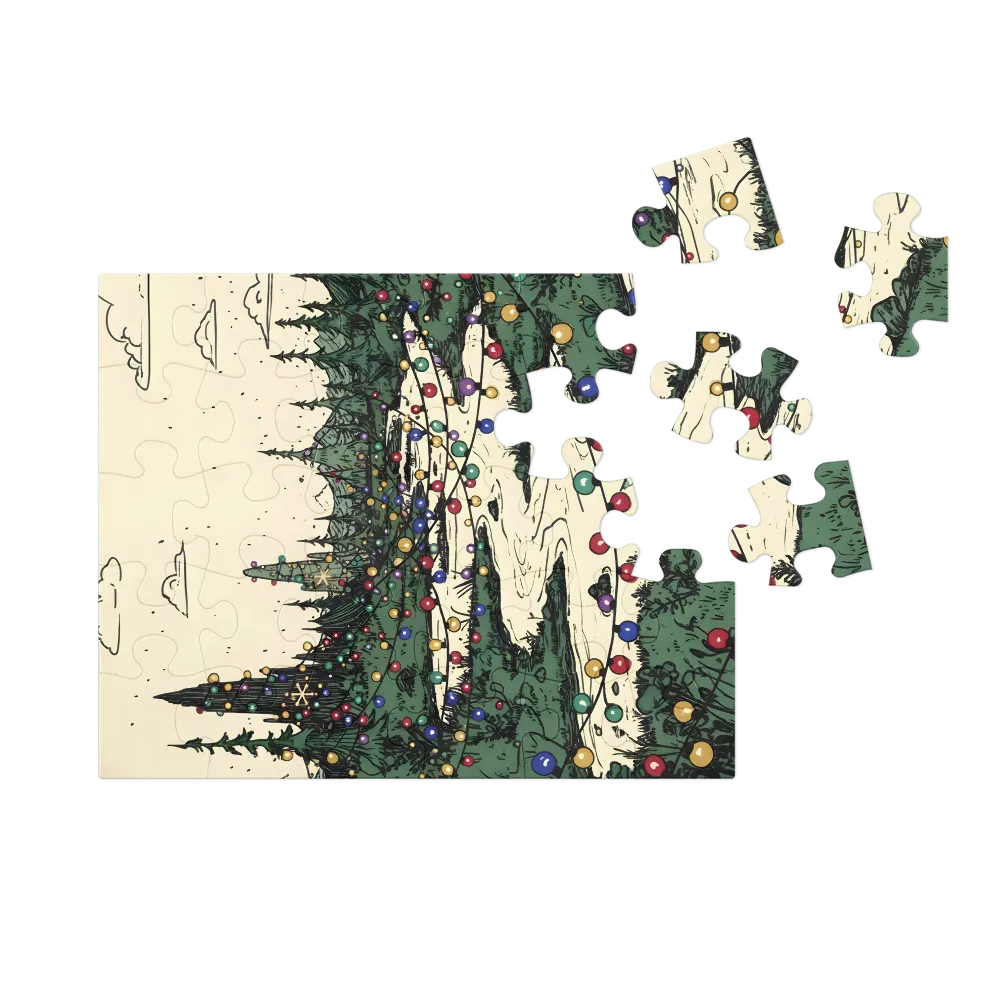 River of Lights 
 Jigsaw Puzzle in Tin Box