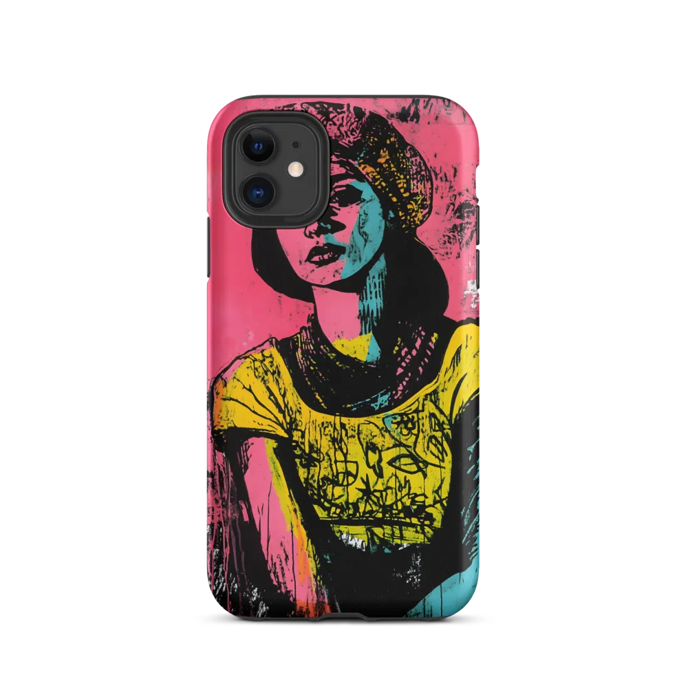 Urban Elegance: A Graffiti Portrait