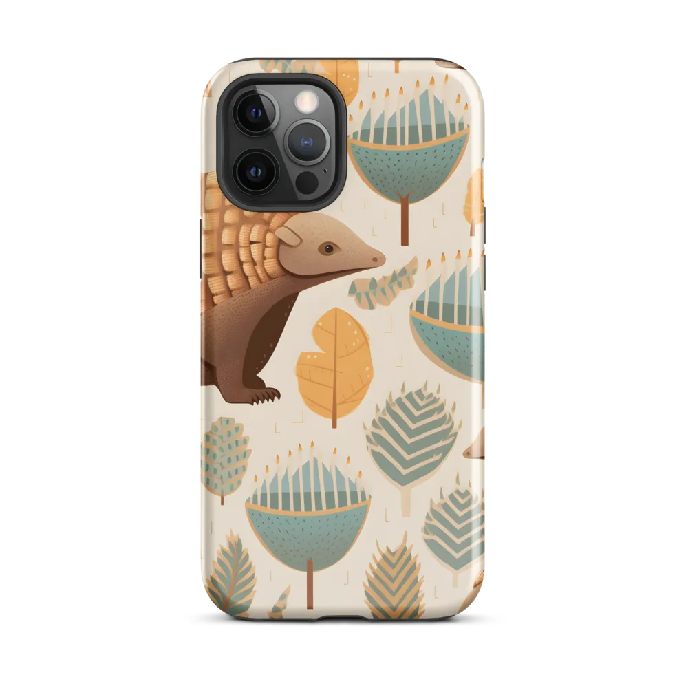 Pangolins in a Whimsical Habitat