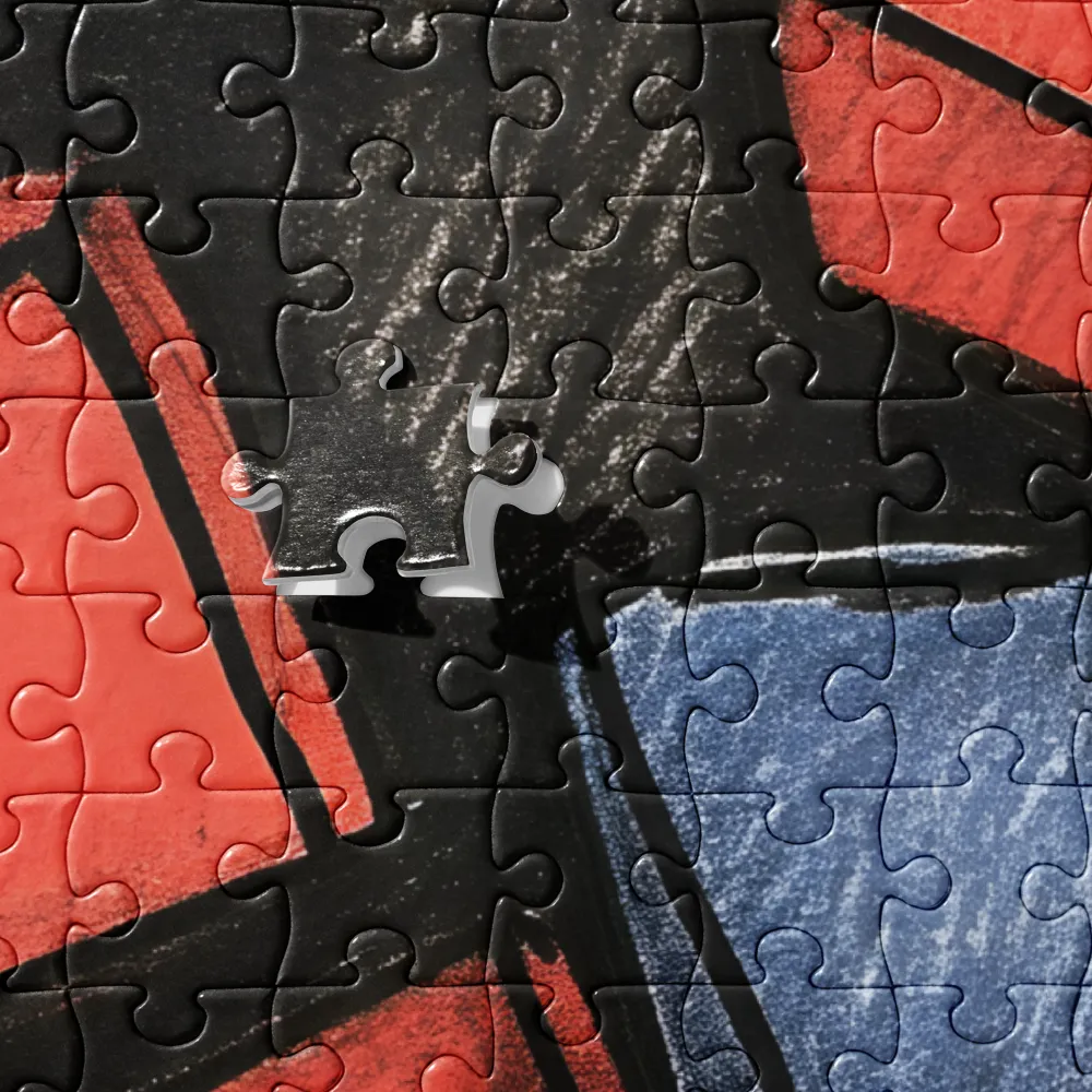 Vibrant Geometry in Motion | Jigsaw Puzzle | 520 pieces