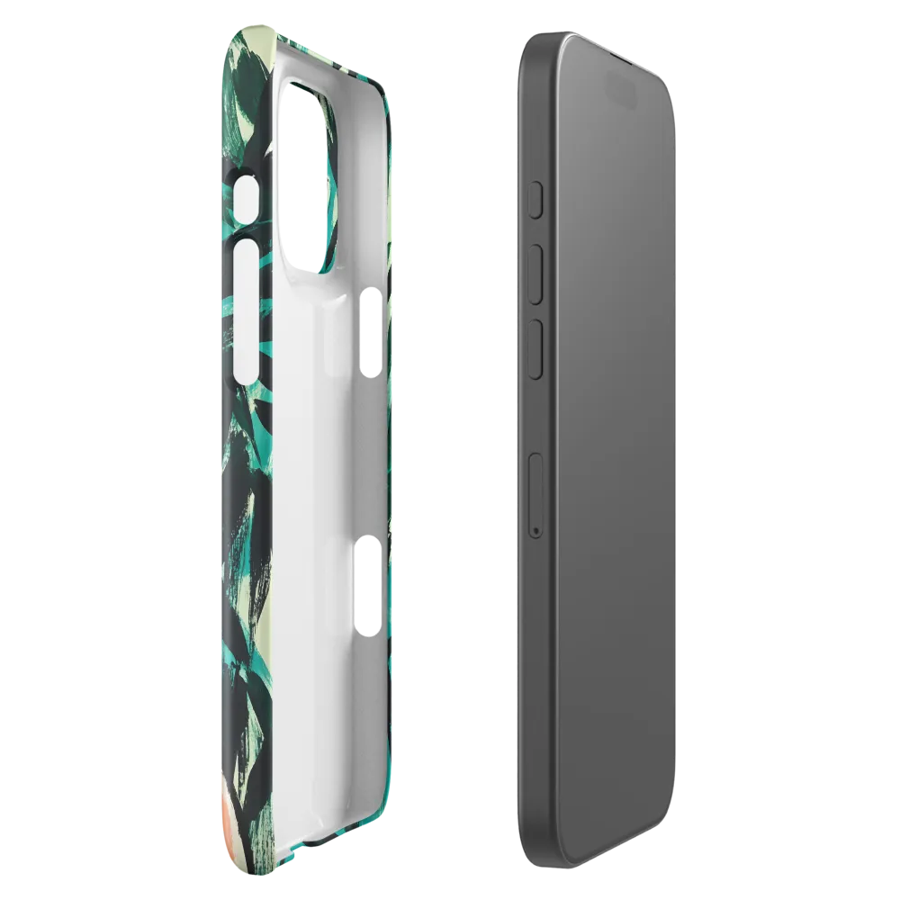 Curious Giraffe in Lush Greenery | Phone Case |  16 Pro Max | Snap Case | Glossy