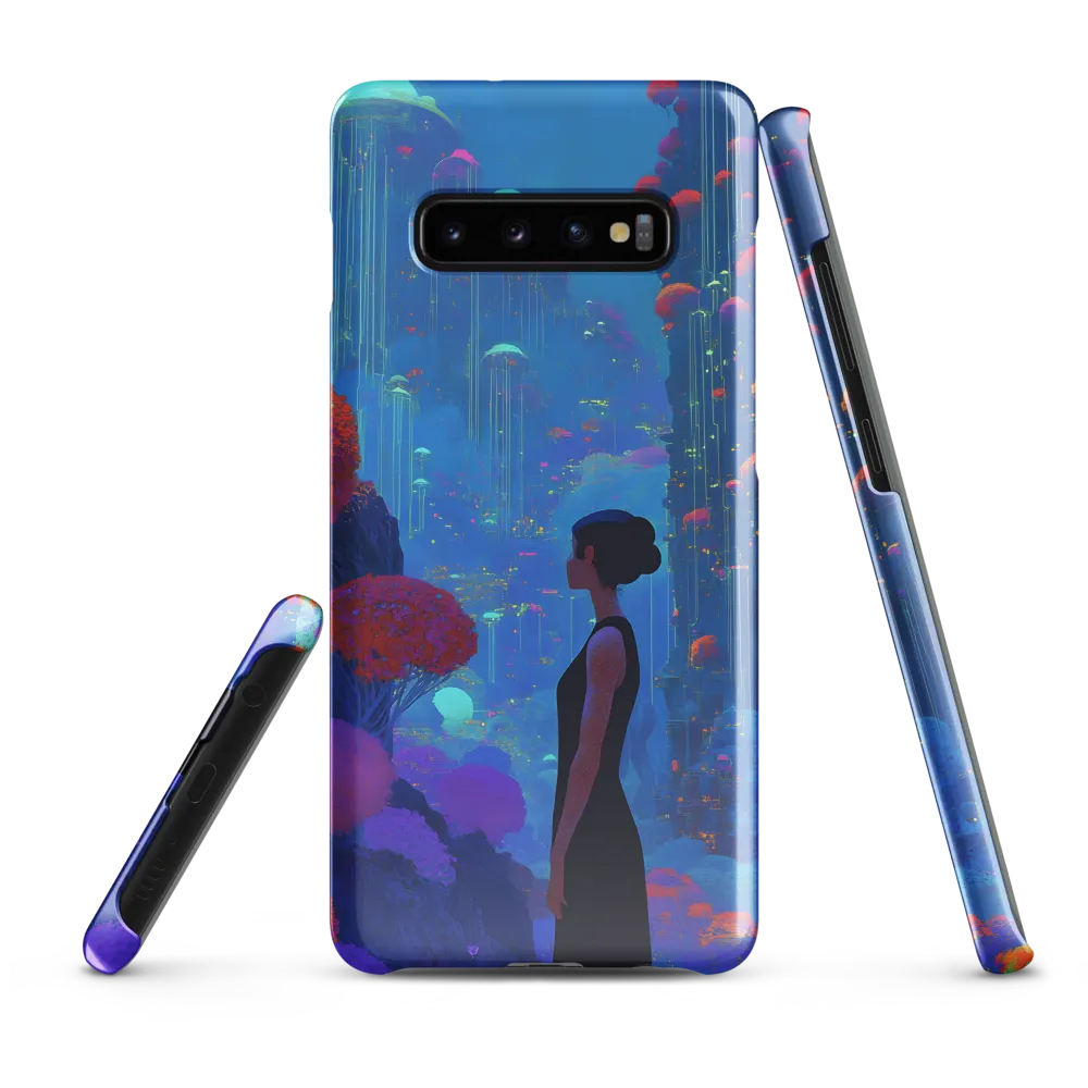 Whispers of Bioluminescence | Phone Case |  S10 Plus | Snap Case | Glossy