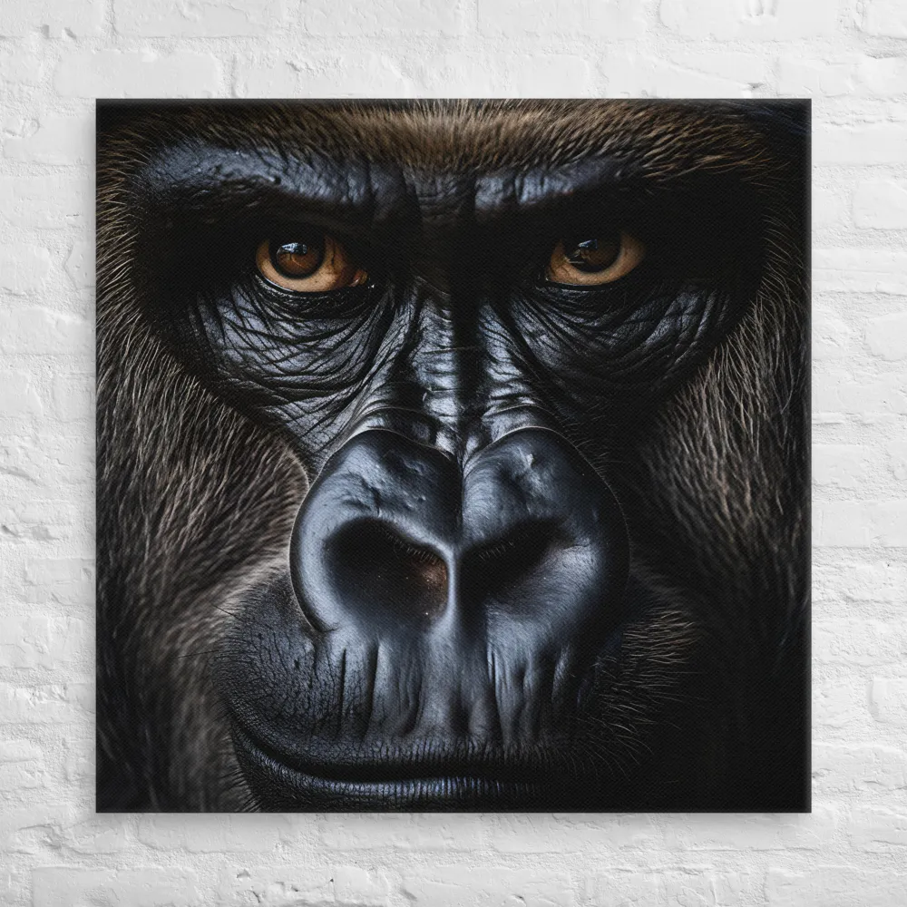 Gaze of the Wild: A Gorilla's Portrait